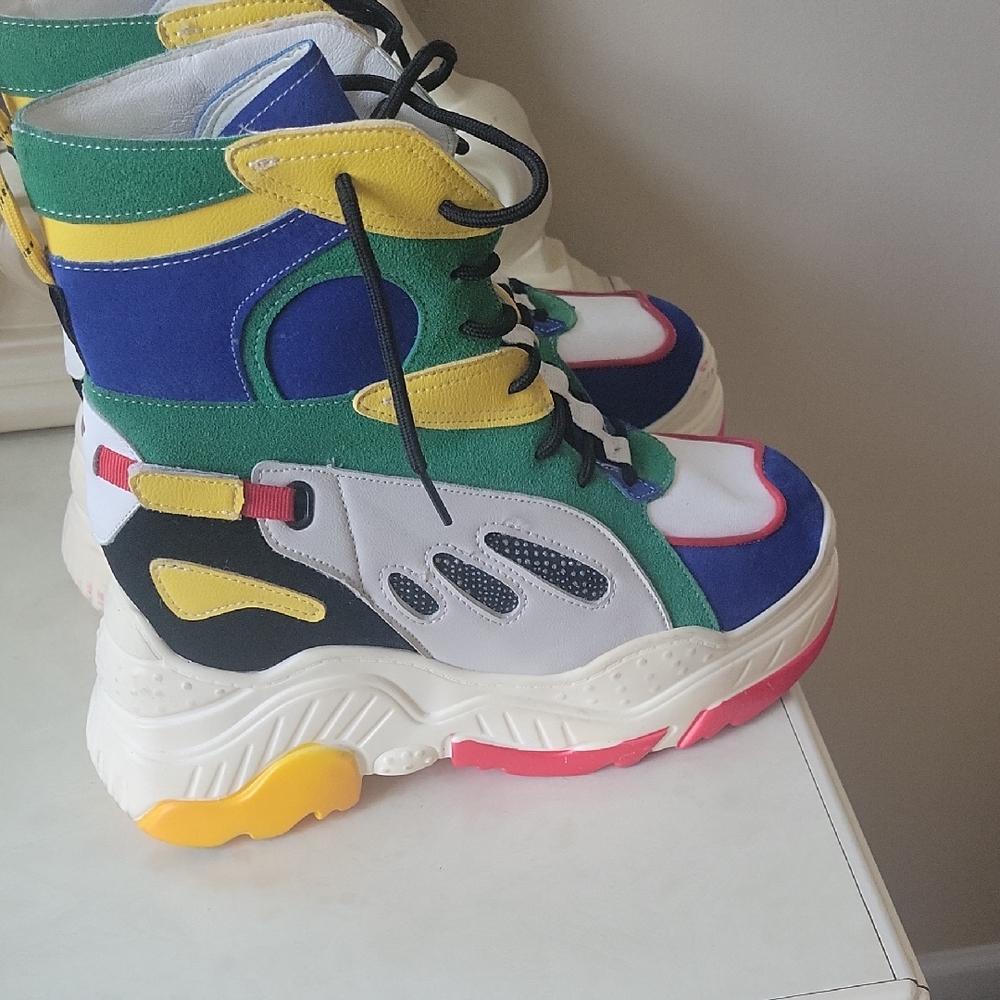 Color Block Platform Sneakers